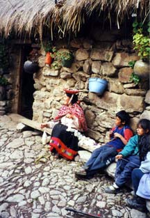Ollantaytambo Peru Inca house