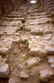 stairs at Pikillacta ruins